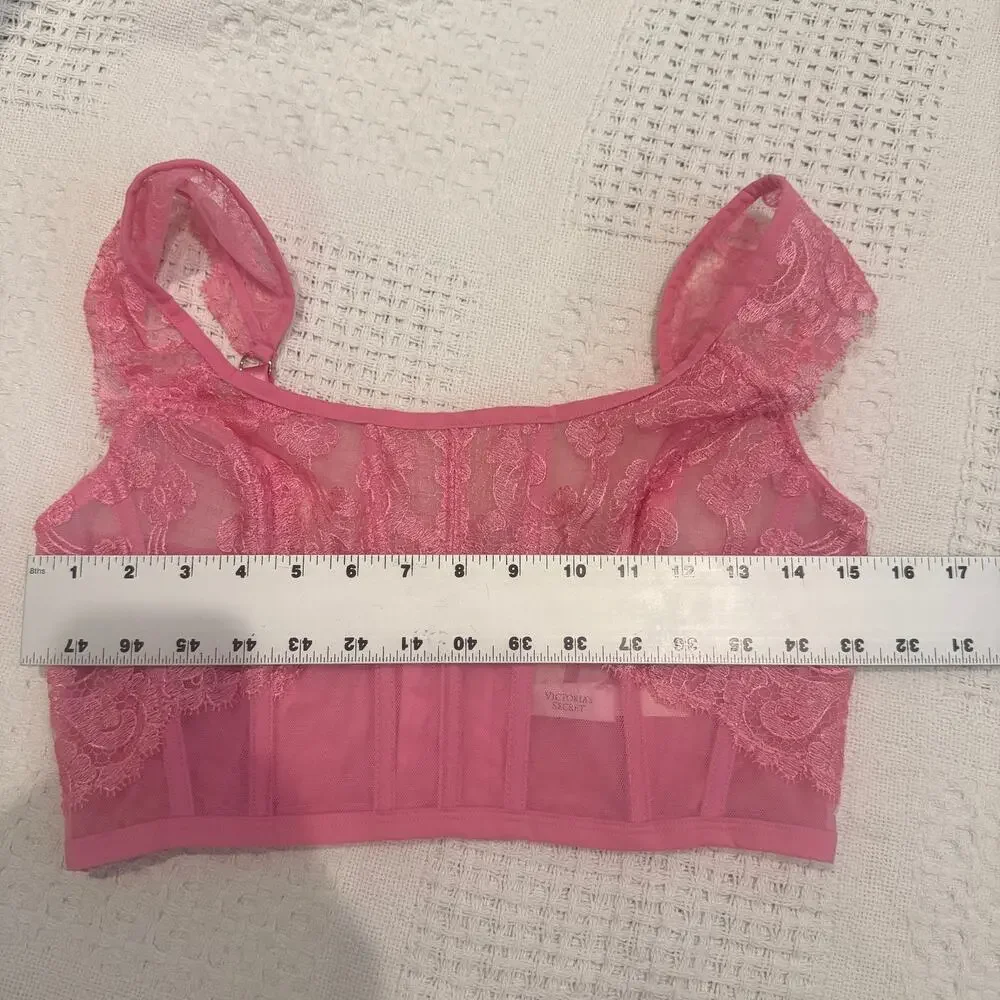 Victoria's Secret Dream Angels M DD Boho cap sleeve corset BC3 3229